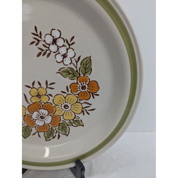Country Casuals 12" Serving Plate Spring Garden Stoneware Made in Japan - Picture 4 of 8